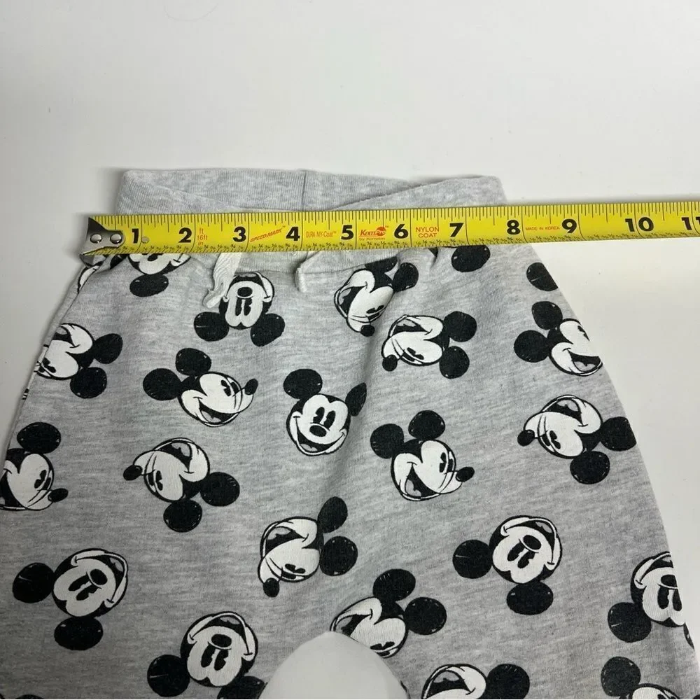 Disney Baby Mickey Mouse  Sweatpants And Hoodie Sweatshirt With Ears Size 12M